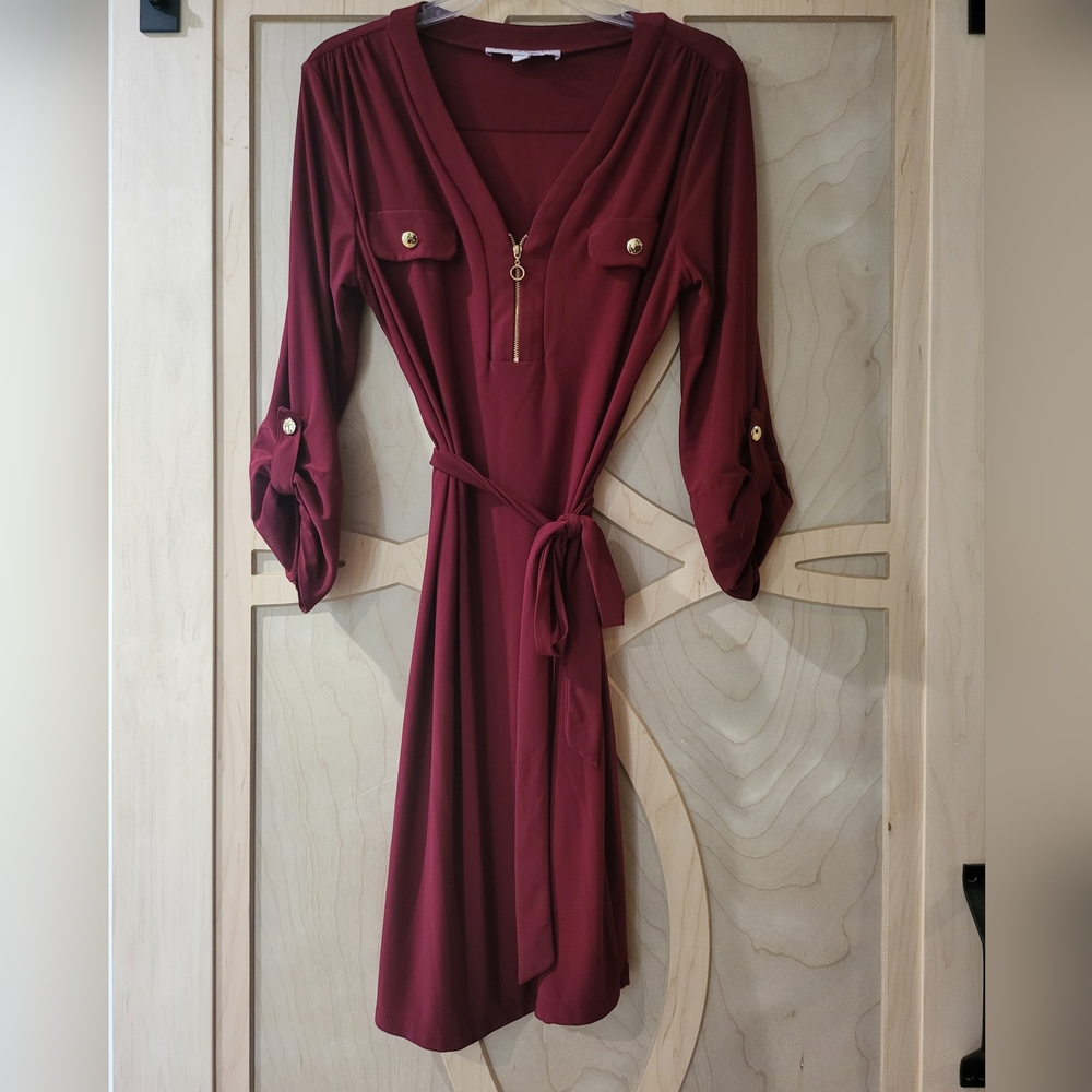 Belted dress